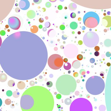 Daire saydam arka plan - eğilim seamless modeli.