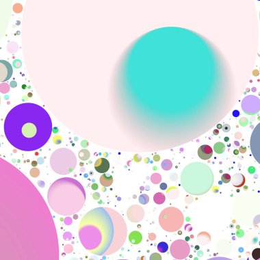 Daire saydam arka plan - eğilim seamless modeli.