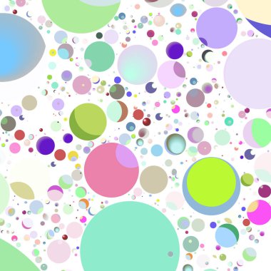 Daire saydam arka plan - eğilim seamless modeli.