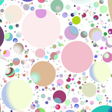 Daire saydam arka plan - eğilim seamless modeli.