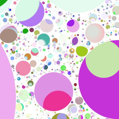 Daire saydam arka plan - eğilim seamless modeli.