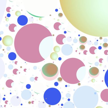 Daire saydam arka plan - eğilim seamless modeli.