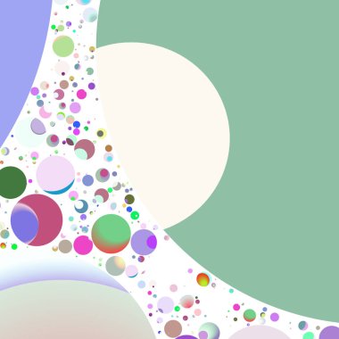 Daire saydam arka plan - eğilim seamless modeli.