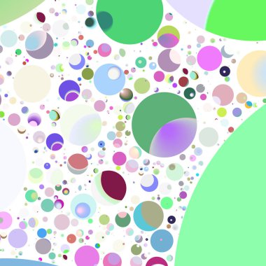 Daire saydam arka plan - eğilim seamless modeli.