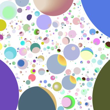 Daire saydam arka plan - eğilim seamless modeli.