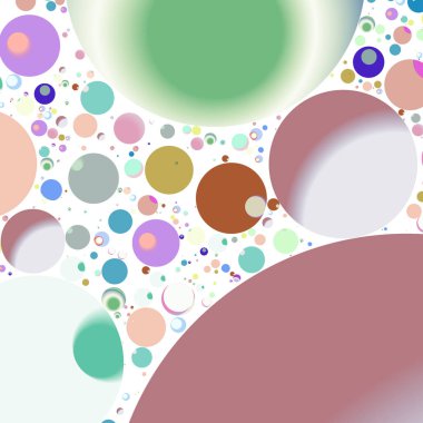 Daire saydam arka plan - eğilim seamless modeli.