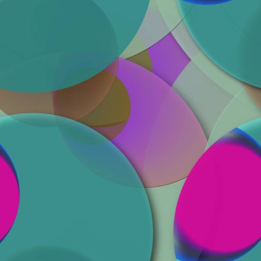 Daire saydam arka plan - eğilim seamless modeli.