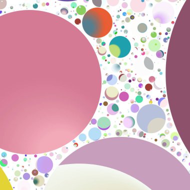 Daire saydam arka plan - eğilim seamless modeli.