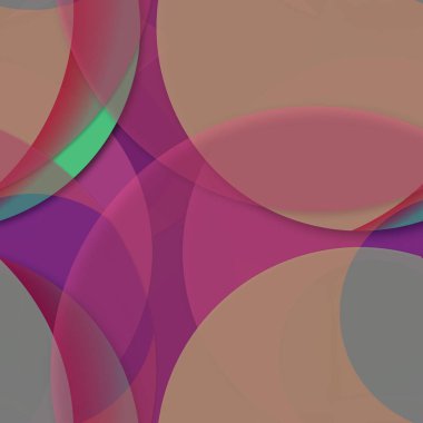 Daire saydam arka plan - eğilim seamless modeli.