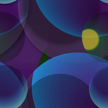 Daire saydam arka plan - eğilim seamless modeli.