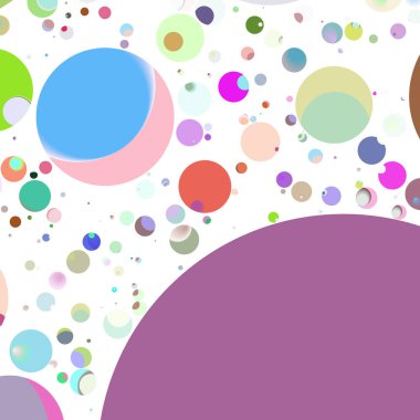 Daire saydam arka plan - eğilim seamless modeli.