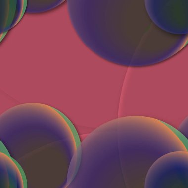 Daire saydam arka plan - eğilim seamless modeli.