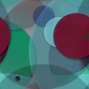 Daire saydam arka plan - eğilim seamless modeli.