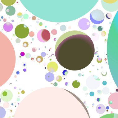 Daire saydam arka plan - eğilim seamless modeli.