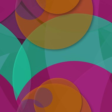 Daire saydam arka plan - eğilim seamless modeli.