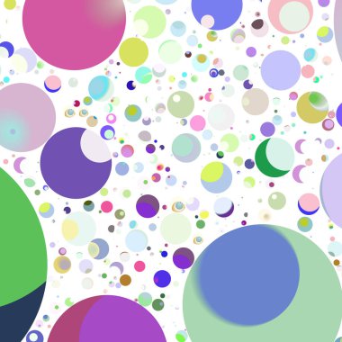 Daire saydam arka plan - eğilim seamless modeli.