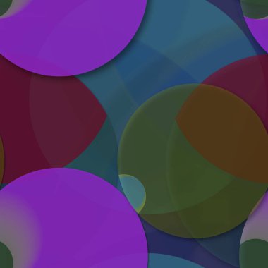 Daire saydam arka plan - eğilim seamless modeli.