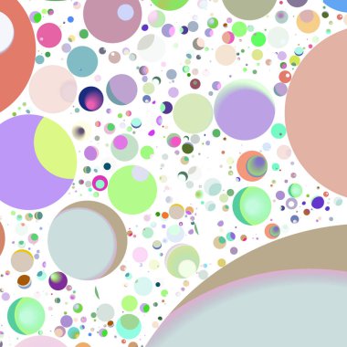 Daire saydam arka plan - eğilim seamless modeli.