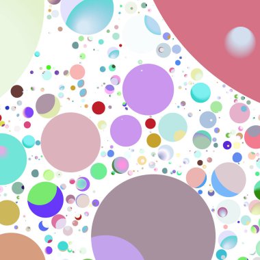 Daire saydam arka plan - eğilim seamless modeli.