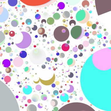 Daire saydam arka plan - eğilim seamless modeli.