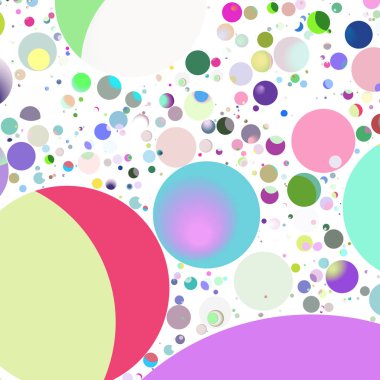 Daire saydam arka plan - eğilim seamless modeli.