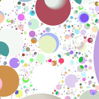 Daire saydam arka plan - eğilim seamless modeli.