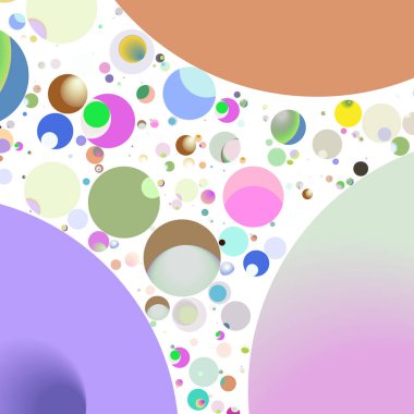 Daire saydam arka plan - eğilim seamless modeli.