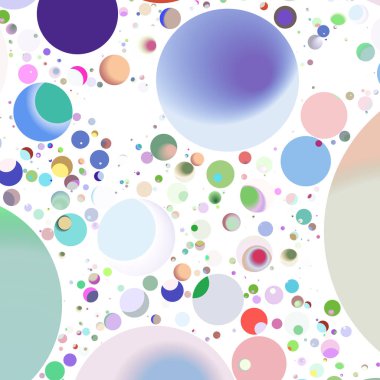 Daire saydam arka plan - eğilim seamless modeli.