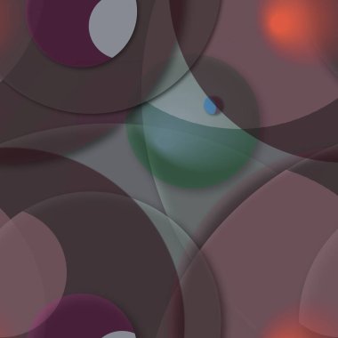 Daire saydam arka plan - eğilim seamless modeli.