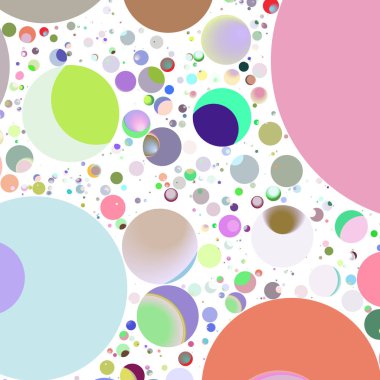 Daire saydam arka plan - eğilim seamless modeli.