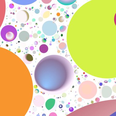 Daire saydam arka plan - eğilim seamless modeli.