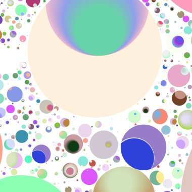 Daire saydam arka plan - eğilim seamless modeli.