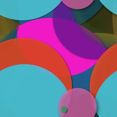 Daire saydam arka plan - eğilim seamless modeli.