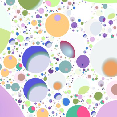 Daire saydam arka plan - eğilim seamless modeli.