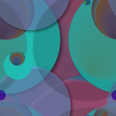 Daire saydam arka plan - eğilim seamless modeli.