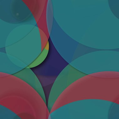 Daire saydam arka plan - eğilim seamless modeli.