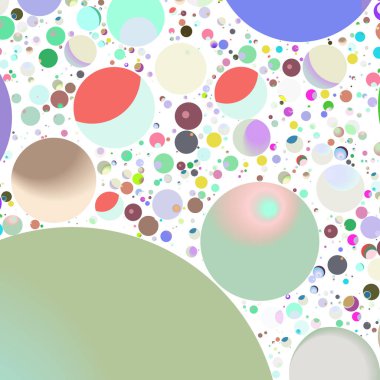 Daire saydam arka plan - eğilim seamless modeli.