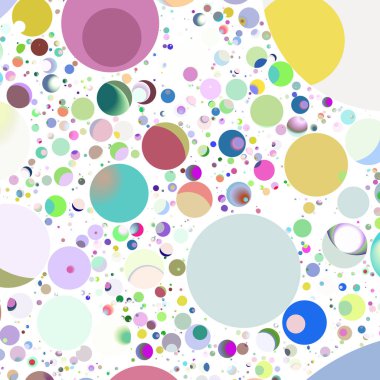 Daire saydam arka plan - eğilim seamless modeli.