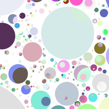 Daire saydam arka plan - eğilim seamless modeli.