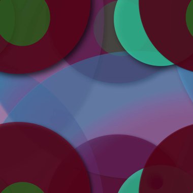 Daire saydam arka plan - eğilim seamless modeli.