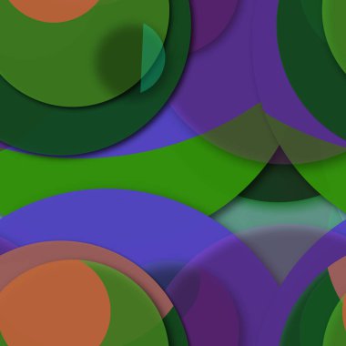 Daire saydam arka plan - eğilim seamless modeli.