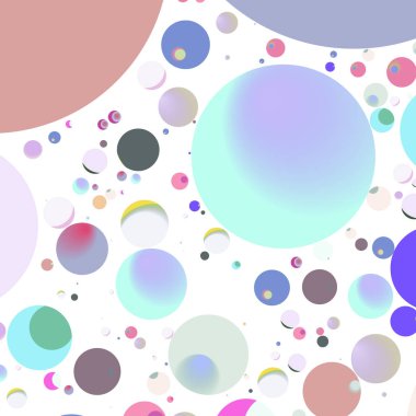 Daire saydam arka plan - eğilim seamless modeli.