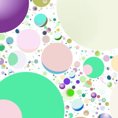 Daire saydam arka plan - eğilim seamless modeli.