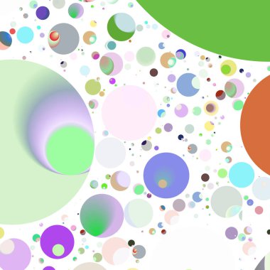 Daire saydam arka plan - eğilim seamless modeli.