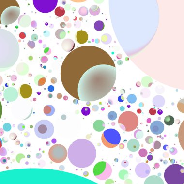 Daire saydam arka plan - eğilim seamless modeli.