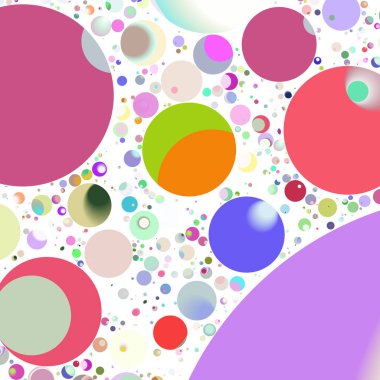 Daire saydam arka plan - eğilim seamless modeli.