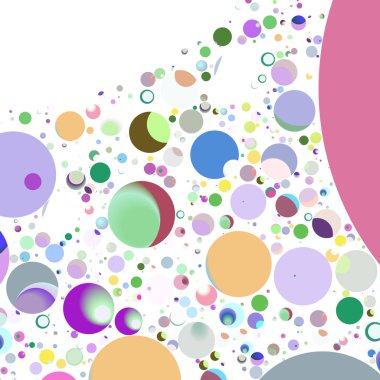 Daire saydam arka plan - eğilim seamless modeli.