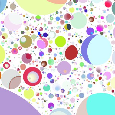 Daire saydam arka plan - eğilim seamless modeli.