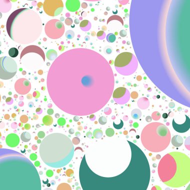 Daire saydam arka plan - eğilim seamless modeli.