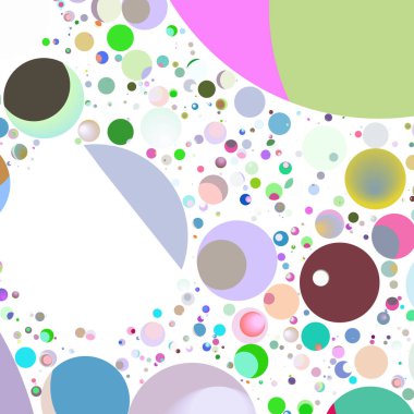 Daire saydam arka plan - eğilim seamless modeli.